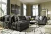 Ashley Furniture 67622S1 Reidshire - Left Arm Facing Corner Chaise 3 Pc Sectional - Steel