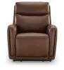 Ashley Furniture PCU1380242A Pincara - Power AutoGlide Recliner With Audio System - Umber