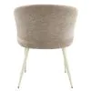 ACME DN07076 Ogin - Arm Chair (Set of 2) - Dark Beige & Natual