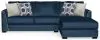 Jackson Furniture Industries 2223/63/76-68 Jackson Furniture Industries 2223/63/76-68 Jetson - 2 Piece Sofa / RSF Chaise With Comfort Coil Seat Cushions And 4 Included Accent Pillows - Nile