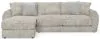 Jackson Furniture Industries 2306/73/75-01 Jackson Furniture Industries 2306/73/75-01 Bucktown - 2 Piece Sofa / LSF Chaise with Extra Thick Cuddler Seat Cushions - Parchment
