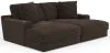 Jackson Furniture Industries 3045/75/76-09 Jackson Furniture Industries 3045/75/76-09 Comfrey - 2 Piece Double Wide Chaise - Chocolate