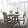 Liberty Furniture 62-CD-TRS Lindsey Farm - Trestle Table - Gray & Sandstone