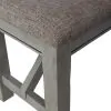 Liberty Furniture 131-C9001B Newport - Dining Bench - Smokey Gray / Carbon Gray