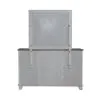 Liberty Furniture 237-BR-DM River Place - Dresser & Mirror - Riverstone White & Tobacco