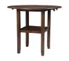 New Classic D1701-42S-CHY New Classic D1701-42S-CHY Gia - 3 Piece Dining Set (Counter Drop Leaf Table & 2 Chairs) Fabric - Cherry