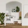 Riverside Furniture 37212 Cora - Chairside Table - Cloud / Fog