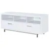 CoasterEssence 701972 Casey - 2-Drawer Engineered Wood TV Stand - White