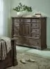 Samuel Lawrence Furniture S958-041 Lawson's Creek - 11-Drawer Gentleman's Chest With Storage Cabinet - Dark Brown