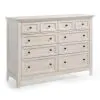 Intercon SM-BR-N8810-RWH-C Intercon SM-BR-N8810-RWH-C San Mateo - Dresser - Rustic White