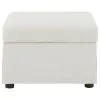 Coaster Fine Furniture 904134 Winter - Upholstered Hydraulic Lift Top Storage Ottoman - Beige