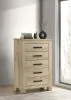 Coaster Fine Furniture 225105 Oakglen - 5-Drawer Bedroom Chest Of Drawers - Weathered Oak