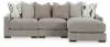 Benchcraft® 20305S4 Benchcraft® 20305S4 Aslan Court - 3-Piece Sofa Sectional With RAF Corner Chaise - Pebble