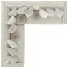 Jackson Furniture Industries 2235/36/31/59/37-16 Jackson Furniture Industries 2235/36/31/59/37-16 Ritzy - 5 Piece Modular Sectional - Bone