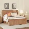 Intercon OP-BR-5850K3-TAU-C Oak Park - King Captain's Bed With 6 Drawers - Taupe