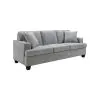 Intercon SY-SF-BWN84-GPH-C Baldwin - Sofa With 2 Pillows - Dalton Graphite