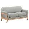 Coaster Fine Furniture 511072 Vaughn - Fabric Upholstered Flared Arm Loveseat - Gray