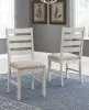 Ashley Furniture D394-01 Skempton - Dining UPH Side Chair (Set of 2) - White