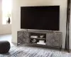 Ashley Furniture A4000512 Treybrook - 2 Door Accent Cabinet - Distressed Gray