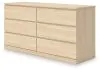 Ashley Furniture EB9632-231 Ashley Furniture EB9632-231 Onita - Six Drawer Dresser - Natural