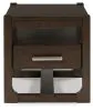 Ashley Furniture T856-2 Breckington - Square End Table - Dark Brown
