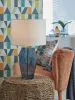 Ashley Furniture L430854 Tallow - Glass Table Lamp - Blue