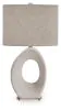 Ashley Furniture L235984 Trentlen - Paper Table Lamp - Cream / Gold Finish