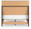 Ashley Furniture B1013B25 Danziar - Full Panel Bed With Low Footboard - Black