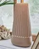 Ashley Furniture L100854 Dellner - Ceramic Table Lamp - Mocha
