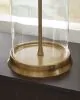 Ashley Furniture L430954 Gizeh - Glass Table Lamp - Clear / Gold Finish