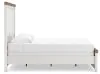 Benchcraft® B4615B4 Benchcraft® B4615B4 Savonport - Queen Panel Bed - White / Brown