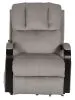 Jackson Furniture Industries 4863-1528/28 Jackson Furniture Industries 4863-1528/28 Chandler - Power Lift Recliner With Heat & Massage - Aluminum