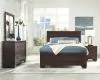 CoasterEveryday 204391KE-S4 Kauffman - 4 Piece Eastern King Bedroom Set - Dark Cocoa