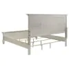 CoasterEssence 205331KE Franco - Wood Eastern King Panel Bed - Distressed White