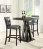 CoasterEveryday 100520 Freda - Square Pub Height Bistro Bar Table - Cappuccino