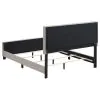 CoasterEssence 305952KE Fairfield - Upholstered Eastern King Panel Bed - Beige