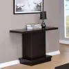 CoasterEveryday 705169 Reston - Engineered Wood Pedestal Console Table - Cappuccino