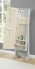 CoasterEssence 901866 Yvonne - Cheval Mirror With Jewelry Storage - Dove Gray