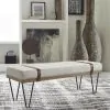 CoasterEssence 910258 Austin - Fabric Upholstered Accent Bench - Beige