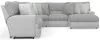 Jackson Furniture Industries 619/34/36/38/39/35/33-18 Jackson Furniture Industries 619/34/36/38/39/35/33-18 Abraxas - 6 Piece Power Reclining Sectional With Lay-Back Chaise And 2 Reclining Seats (RSF Chaise) - Moonstruck