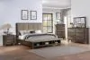 New Classic 00-594G-15C New Classic 00-594G-15C Cagney - 6/6 Eastern King 5 Piece Bedroom Set (Bed & Dresser & Mirror & Chest & Nightstand) - Vintage