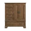 Intercon FG-BR-N4907G-WCT-C Forge - Gentleman's Chest - Weathered Chestnut