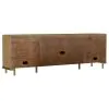 Coaster Fine Furniture 720253 Arini - Rattan Cane 2-Door TV Stand Media Console - Sand Wash