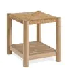 Riverside Furniture 30709 Rosalie - Woven Rectangular End Table - Light Brown