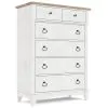 Riverside Furniture 91465 Maddox - 5 Drawer Chest - White
