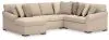 Benchcraft® 59404S7 Benchcraft® 59404S7 LadyMae - 4-Piece Sectional With LAF Corner Chaise - Twill
