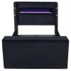 Coaster Fine Furniture 315868BLKQB1 Tisdall - Queen Headboard With Flame Box, Box 1 of 3 - Black