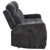 Coaster Fine Furniture 610154P Kennett - Chenille Upholstered Power Reclining Sofa - Dark Gray