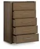 Benchcraft® B863-46 Marxmore - Five Drawer Chest - Brown