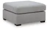 Benchcraft® 6680408 Lakepoint - Oversized Accent Ottoman - Nickel